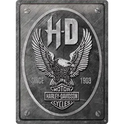 tablica-szyld-harley-davidson-eagle-metalowy-30x40-producent-nostalgic-art-stan-nowy