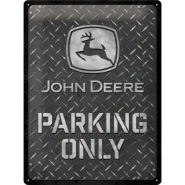 tablica-szyld-john-deere-parking-only-metal-30x40