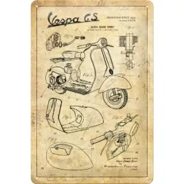 tablica-plakat-vespa-gt-skuter-blaszany-20x30