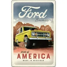 tablica-szyld-ford-bronco-usa-metal-blacha-20x30