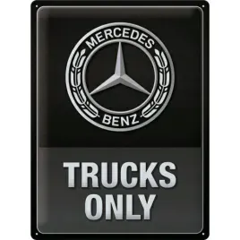 tablica-mercedes-benz-trucks-only-30x40