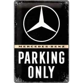 tablica-plakat-mercedes-benz-parking-only-blaszany