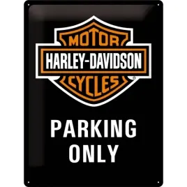 tablica-plakat-harley-davidson-parking-only-30x40