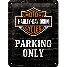 tablica-szyld-harley-davidson-parking-only-metal
