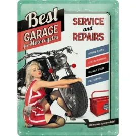 tablica-szyld-best-garage-motor-metal-blacha-30x40