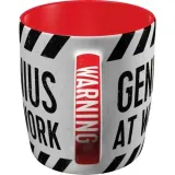 kubek-warning-genius-at-work-super-prezent-330ml-kolor-wielokolorowy