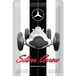 tablica-plakat-mercedes-benz-silver-arrow-metalowy