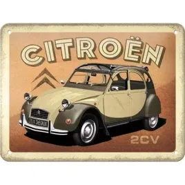 tablica-szyld-citroen-2cv-metal-prezent-15x20