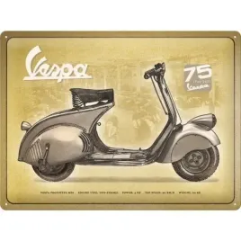 tablica-szyld-vespa-75-lat-46-skuter-blacha-30x40