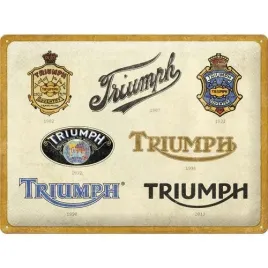 tablica-szyld-triumph-logo-evolution-blacha-30x40