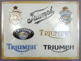 tablica-szyld-triumph-logo-evolution-blacha-30x40-stan-nowy