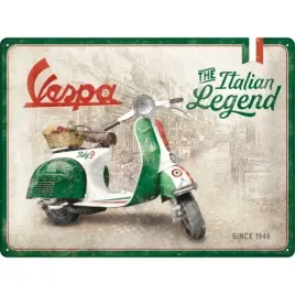 tablica-szyld-vespa-italian-legend-blacha-30x40