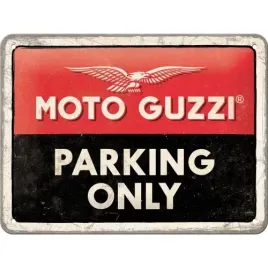 tablica-szyld-moto-guzzi-parking-only-metal-15x20