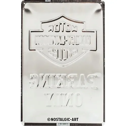 tablica-harley-davidson-parking-only-szyld-20x30-producent-nostalgic-art-numer-katalogowy-producenta-22231