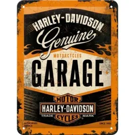 tablica-szyld-harley-davidson-garage-metal-blacha