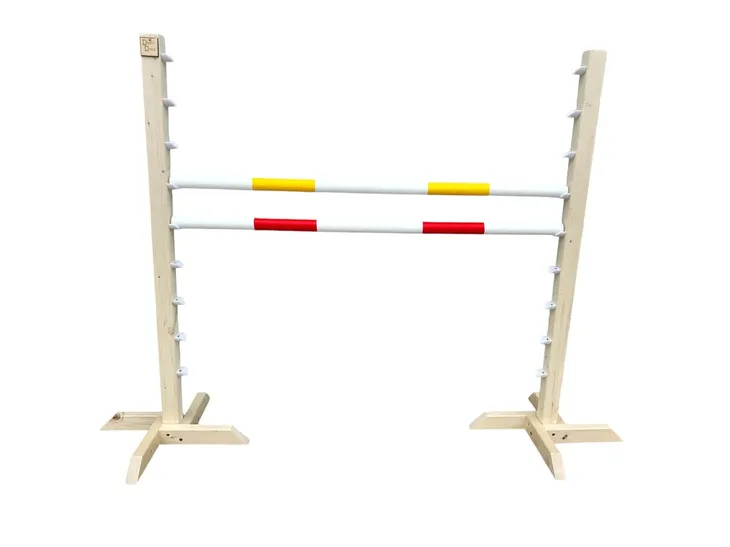 Przeszkoda Drewdeco skokowa hobby horse 100cm plus tyczka