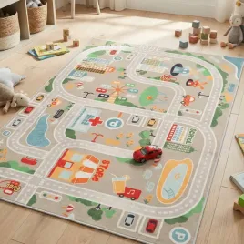 prezent-dzien-dziecka-dywan-dzieciecy-kids-droga-miasto-ulice-100x150cm