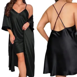 czarna-elegancka-satynowa-koszula-nocna-szlafrok-plus-size-4xl-na-prezent