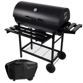grill-weglowy-beczka-ruszt-zeliwny-70x35cm-pokrowiec