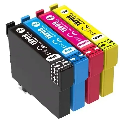 TUSZE ZAMIENNE T-604 DO EPSON XP-2200 WF-2930 WF-2950 XP-3200 ZESTAW