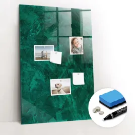 tablica-magnetyczna-suchoscieralna-magnesy-gratis-szmaragdowy-blok-60x90-cm