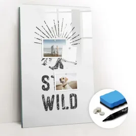 szklana-tablica-magnetyczna-gratisy-magnesy-marker-gory-stay-wild-40x60-cm