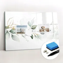 do-domu-magnetyczna-tablica-elegancka-gratisy-abstrakcja-liscie-60x40-cm