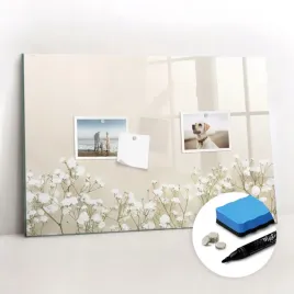 szklana-do-domu-tablica-magnetyczna-elegancka-gratisy-kwitnace-kwiaty-60x40