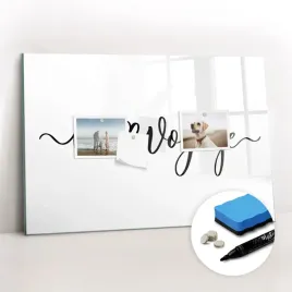 szklana-magnetyczna-tablica-nowoczesna-marker-napis-bon-voyage-60x40-cm