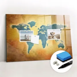 do-domu-magnetyczna-tablica-elegancka-gratisy-stara-mapa-swiata-60x40-cm