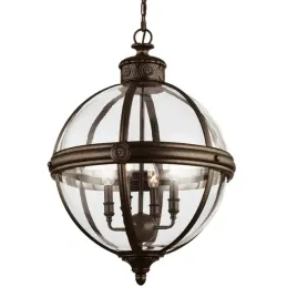 kulista-lampa-wiszaca-adams-fe-adams-4p-brz-feiss-ball-przezroczysta-braz