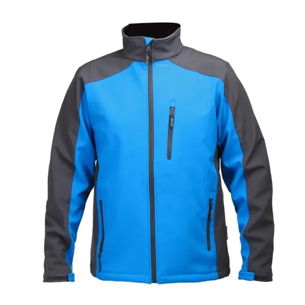 kurtka-softshell-niebiesko-szara-3xl-stan-nowy