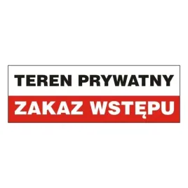 znak-tabliczka-teren-prywatny-zakaz-wstepu-30x10cm