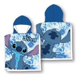 recznik-plazowy-dzieciecy-55x110-poncho-lilo-stitch-boy-niebieski