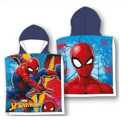 recznik-plazowy-dzieciecy-55x110-poncho-spiderman