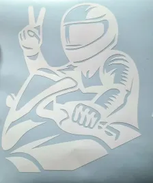 motocykl-motocyklista-naklejka-na-samochod-na-auto-kolor-w04
