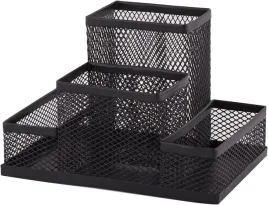 organizer-na-biurko-metalowy-organizer-z-siatki-elegancki-z-przegrodkami