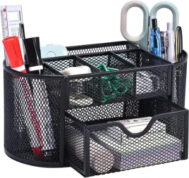 organizer-biurko-z-siatki-metalowej-lekki-pojemny-z-przegrodkami-elegancki
