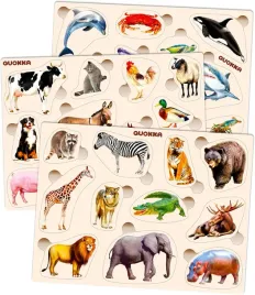 puzzle-drewniane-ukladanki-lamiglowki-farma-zwierzeta-nauka-angielskiego