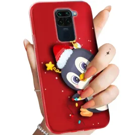 etui-do-xiaomi-redmi-note-9-wzory-swieta-christmas-mikolaj-pingwin-obudowa