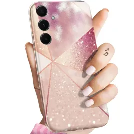 etui-do-samsung-galaxy-a55-5g-wzory-rozowe-zloto-roz-obudowa-pokrowiec-case