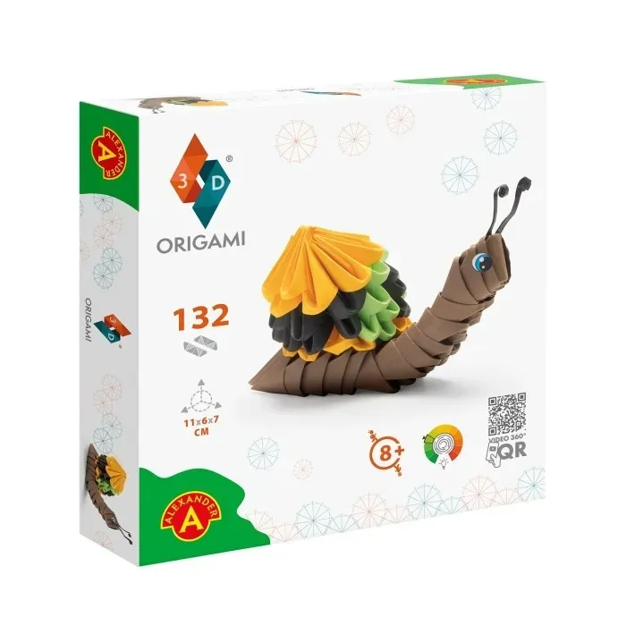 origami-3d-slimak-stan-nowy