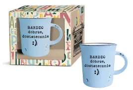 kubek-retro-niebieski-bardzo-dobrze-dostatecznie