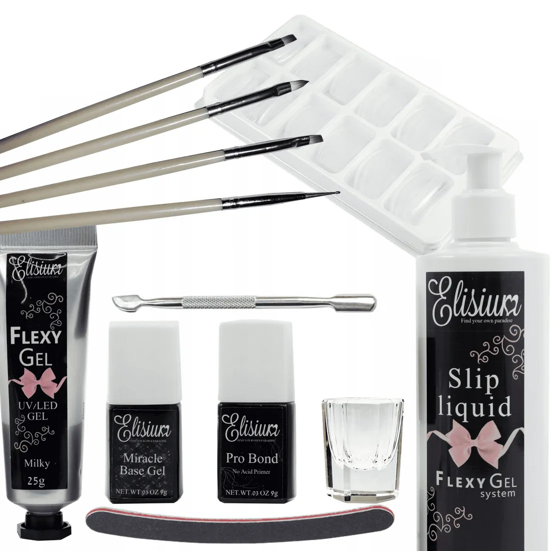 elisium-zestaw-startowy-flexy-gel-system-stan-nowy