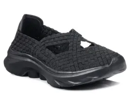 buty-sportowe-damskie-elastyczne-wsuwane-czarne-rock-spring-sava