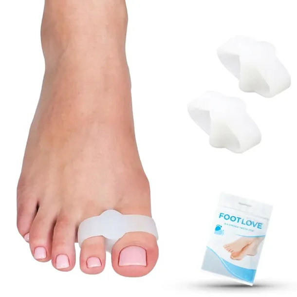 FOOTLOVE Kliny żelowe z podwójnym pierścieniem na haluksy N06