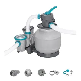 pompa-filtracja-piaskowa-bestway-8327-l-h-sand-filter-58499-adapter-i-weze