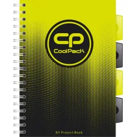 kolozeszyt-b5-coolpack-ombre-gradient-lemon