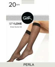gatta-stylove-02-knee-sock-20den-uni-perla