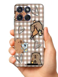 etui-case-do-motorola-edge-70-kapibary-lisy-zwierzeta